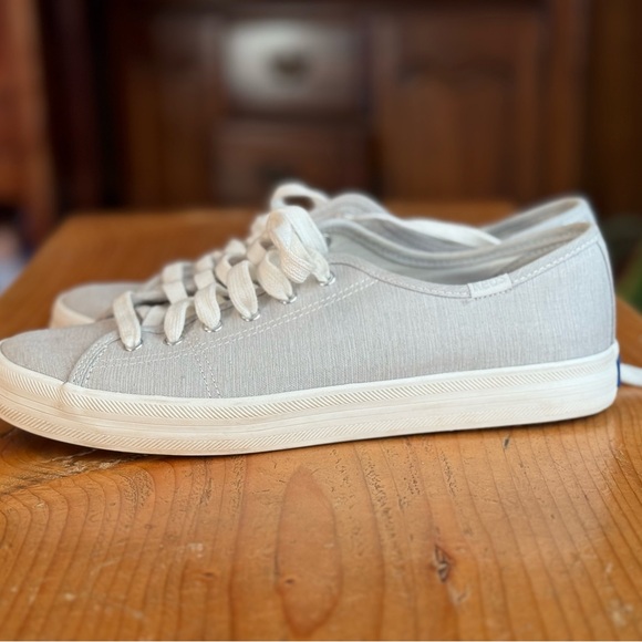 Keds Light Gray Canvas Sneakers - Picture 5 of 12